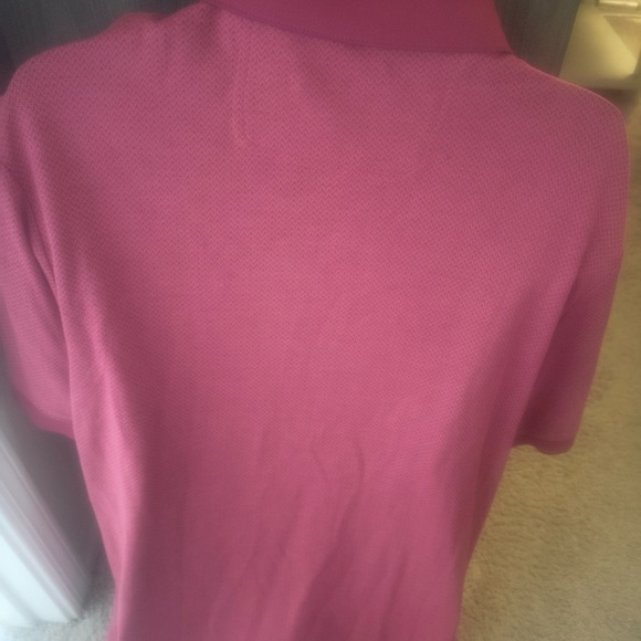 Men’s new size XL Nat Nast three button polo red maroon shirt short sleeve - Picture 2 of 6